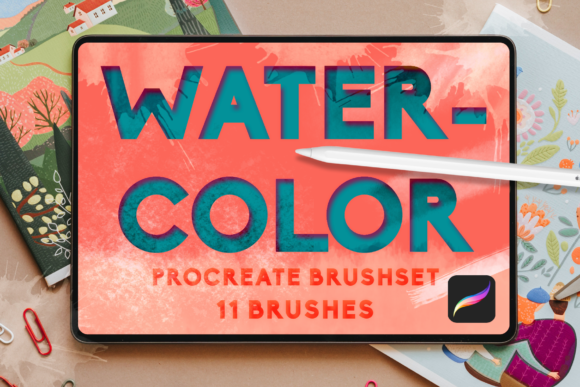 Download Watercolor Procreate Add Ons Bundle Pack - Watercolor Collection