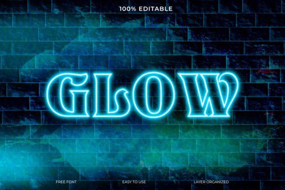 Download Glow Light Text Effect - Effect Collection