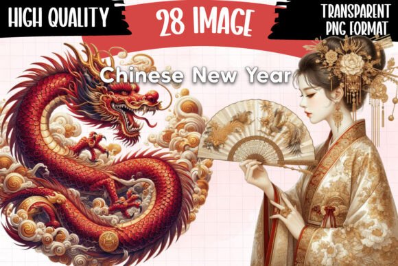 Download Chinese New Year Clipart Bundle P1 - Premium Resources