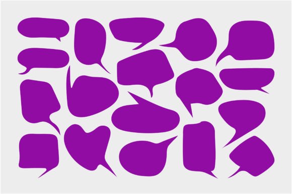 Download Message Bubble Vector. Speech Message - Message Collection