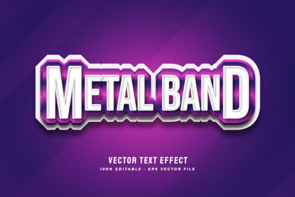 Download Metal Band Text Style Effect - Effect Collection