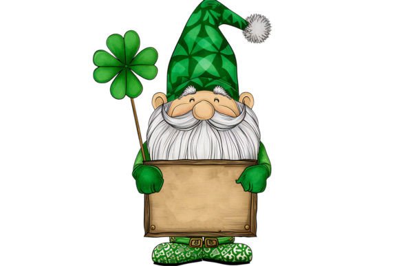 Download Gnome Leprechaun with Signboard - Signboard Collection